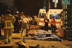 Výbuch plynu na Tchaj-wanu