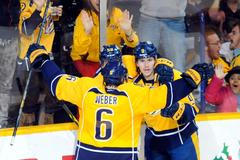 NHL: Edmonton Oilers at Nashville Predators (Filip Forsberg)