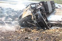 Nehoda kamionu na D1