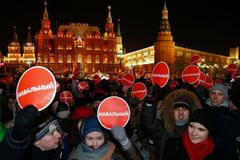 Demonstrace za Navalného