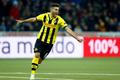 Leonardo Bertone z Young Boys Bern slaví gól v Evropské lize