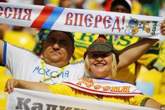 Fanoušci Ruska na MS ve fotbale 2014