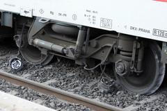 Havárie vlaku v Ústí nad Labem