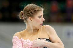 Eliška Březinová na závodech v Moskvě