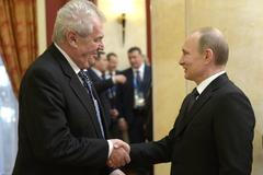 Miloš Zeman a Vladimir Putin