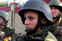 Ostřelovačka proruských separatistů Anastasie Sloboďaňuková