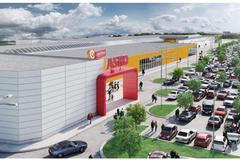 Projekce ostravské galerie Géčko s prodejnou nábytku Asko