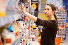 Nakupování, supermarket, ilustrační foto