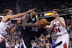 NBA: Chicago Bulls at Sacramento Kings (DaMarcus Cousins)