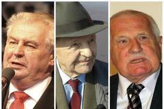 Hlášky - Zeman - Jakeš - Klaus - koláž