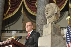 busta Václav Havla v kongresu USA Sobotka