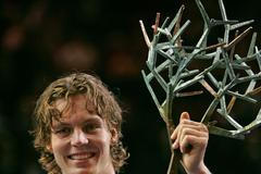 Tomáš Berdych vyhrál turnaj v Paříži v roce 2005