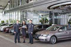 Škoda Superb II - dálniční policie