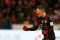 Bastian Schweinsteiger slaví svůj gól v Bayernu Mnichov