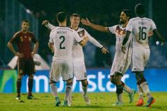 Přátelský zápas Španělsko - Německo (Toni Kroos)