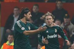 Fotbal, Liga mistrů: Manchester United - Real Madrid: Sami Khedira a Luka Modrič