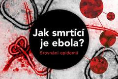 Jak smrtící je ebola - srovnání epidemií