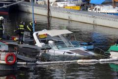 Potopená loď v Podolí