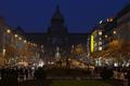 Václavské náměstí v noci