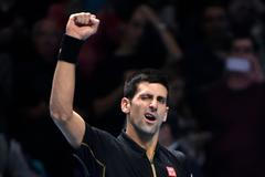 Novak Djokovič na Turnaji mistrů 2014