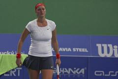 finále tenisové extraligy TK Agrofert Prostějov - TK Precheza Přerov: Petra Kvitová