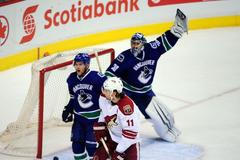 NHL, Vancouver - Arizona: Hanzal dal dva góly během 9 vteřin