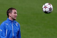 Manchester City - Plzeň, trénink hostí