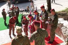 V rodišti parašutisty Josefa Gabčíka byl odhalen jeho usmívající se pomník