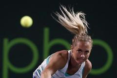Klára Zakopalová v souboji se Šarapovovou na turnaji v Miami 2013