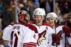 NHL: Preseason-Arizona Coyotes at Vancouver Canucks (Hanzal)