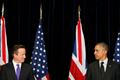 Obama a Cameron na tiskové konferenci po jednání skupiny G7