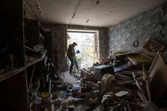 Ukrajina - Doněck - ostřelování