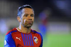 Smutný Pavel Horváth v zápase s Hradcem Králové