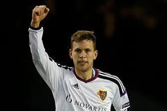 LM, Liverpool-Basilej: Fabian Frei (Basilej) slaví gól