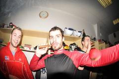 Oslavy titulu - Třinec (Josef Hrabal, kabina)