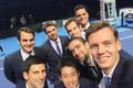 Tomáš Berdych fotí selfie před Turnajem mistrů
