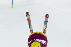 Nikola Sudová při své kvalifikační jízdě na OH v Soči