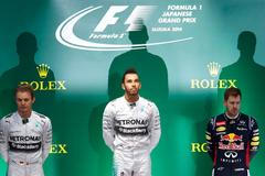 Smuteční slavnost. Vítězové v Suzuce mysleli na Bianchiho