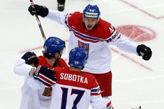 MS 2014: Česko - Norsko: Vladimír Sobotka slaví  gól