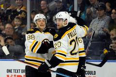 David Pastrňák a Daniel Paille na farmě v AHL