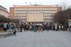 Demonstrace za Činoherní studio v Ústí nad Labem