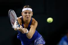 Lucie Šafářová na turnaji v Tokiu