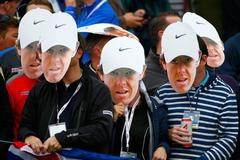 Fanoušci Roryho McIlroye na Ryder Cupu 2014