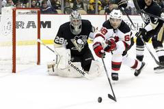 Jaromír Jágr v zápase proti Pittsburghu