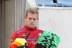 Trénink reprezentace před Norskem