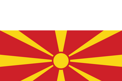 Makedonie - vlajka