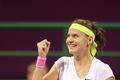 Lucie Šafářová slaví vítězství na turnaji v Dauhá