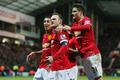 Rooney, Di María a Herrera slaví gól Manchesteru United v FA Cupu