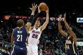 NBA: Indiana Pacers at Atlanta Hawks (Korver, West, Hill)