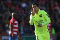 Suárez slaví gól do sítě Granady